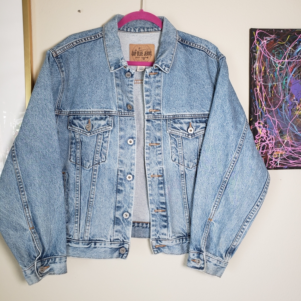 Vintage Gap Blue Jean Light wash Mens M